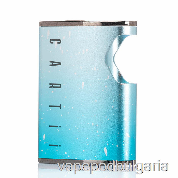 Vape 10000 Дръпки Dazzleaf Cartii 2 в 1 Twist 510 Thread батерия Sky Blue Splatter